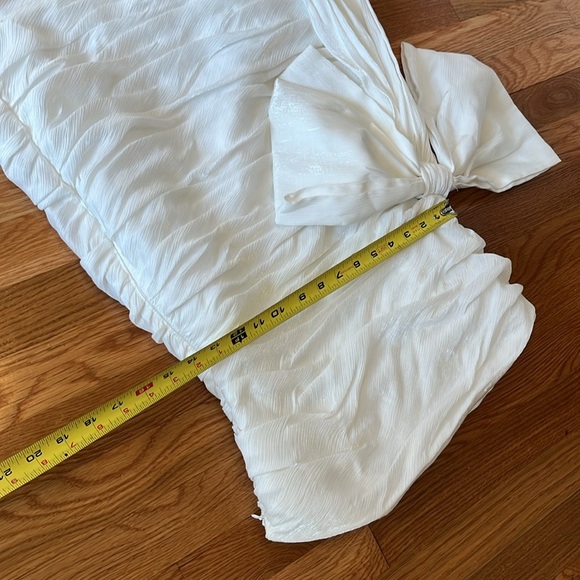 Anthropologie Hutch Gwen Strapless Bow Mini Dress Size 4 NWT - Picture 8 of 17